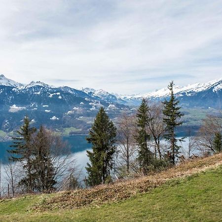 Apartment Alpenrose 2.5 Mit Mitbenutzung Spa & Wellness - Griwa Rent Ag Beatenberg Bagian luar foto