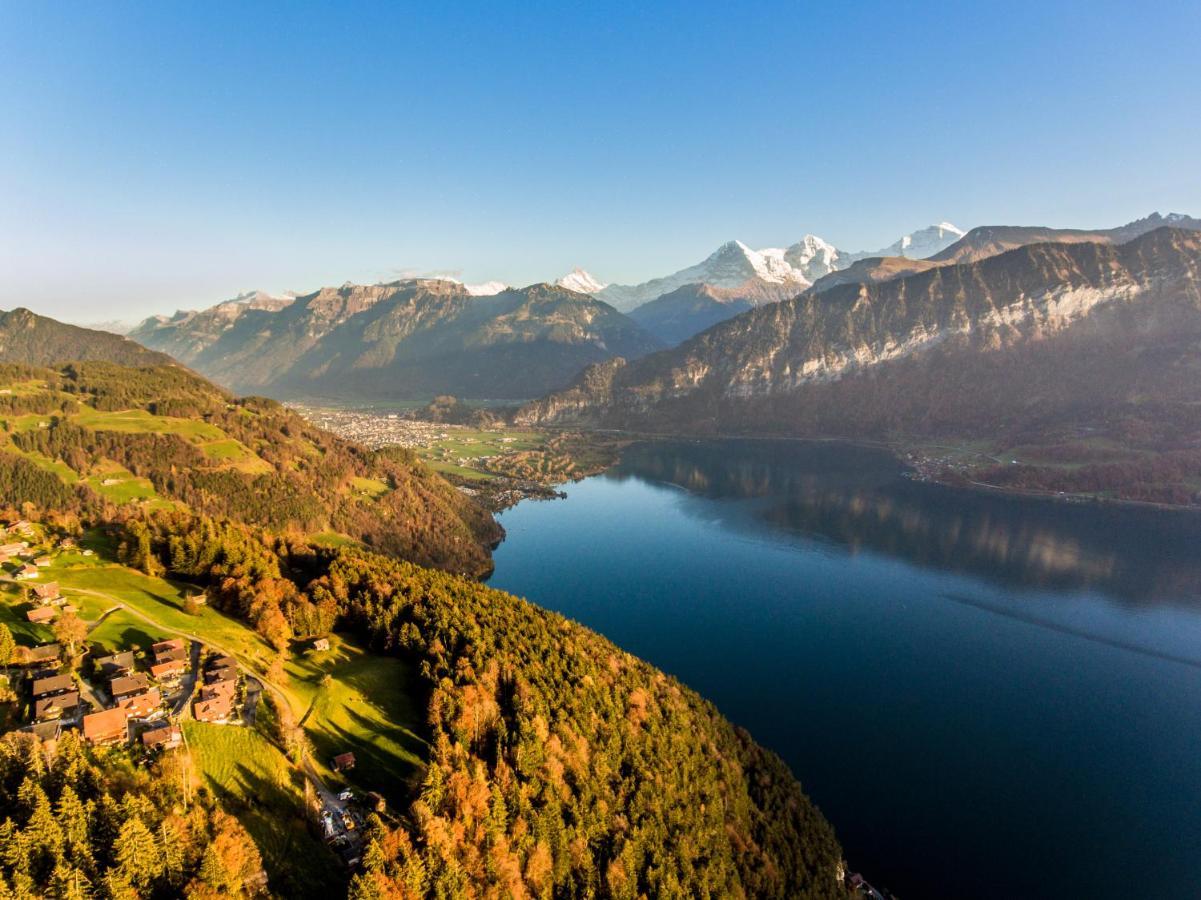 Apartment Alpenrose 2.5 Mit Mitbenutzung Spa & Wellness - Griwa Rent Ag Beatenberg Bagian luar foto