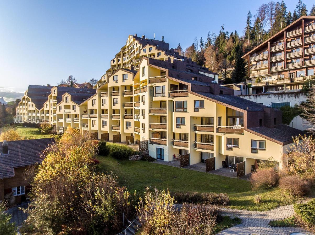Apartment Alpenrose 2.5 Mit Mitbenutzung Spa & Wellness - Griwa Rent Ag Beatenberg Bagian luar foto