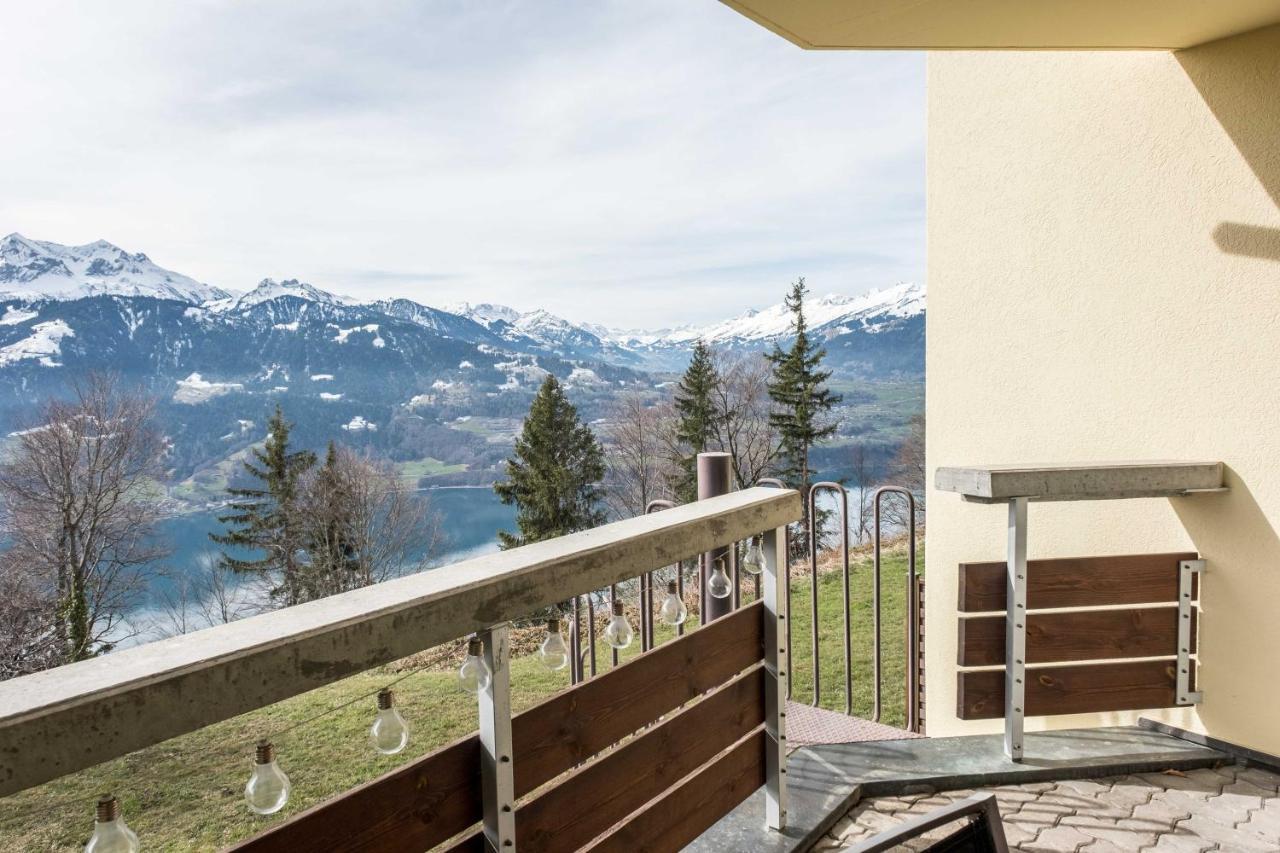Apartment Alpenrose 2.5 Mit Mitbenutzung Spa & Wellness - Griwa Rent Ag Beatenberg Bagian luar foto