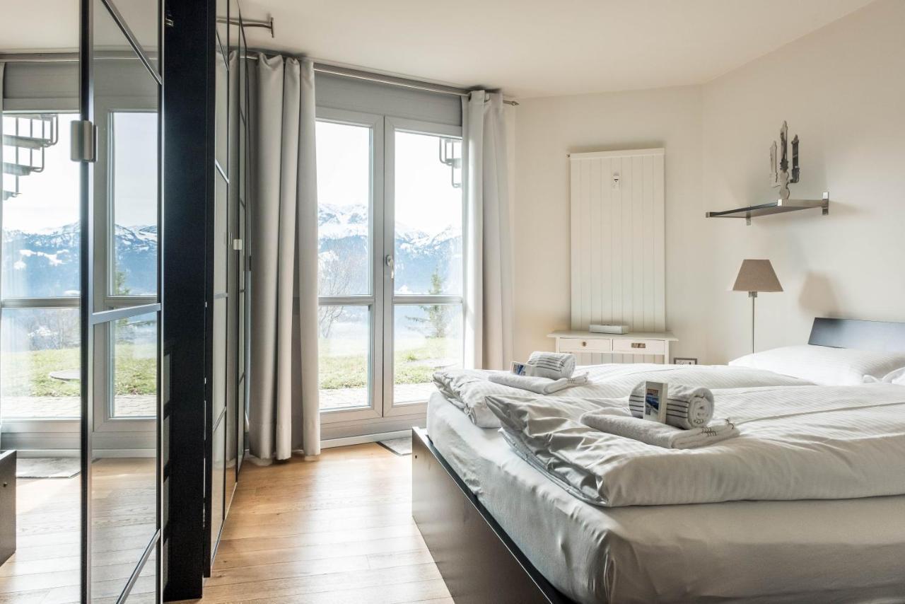Apartment Alpenrose 2.5 Mit Mitbenutzung Spa & Wellness - Griwa Rent Ag Beatenberg Bagian luar foto