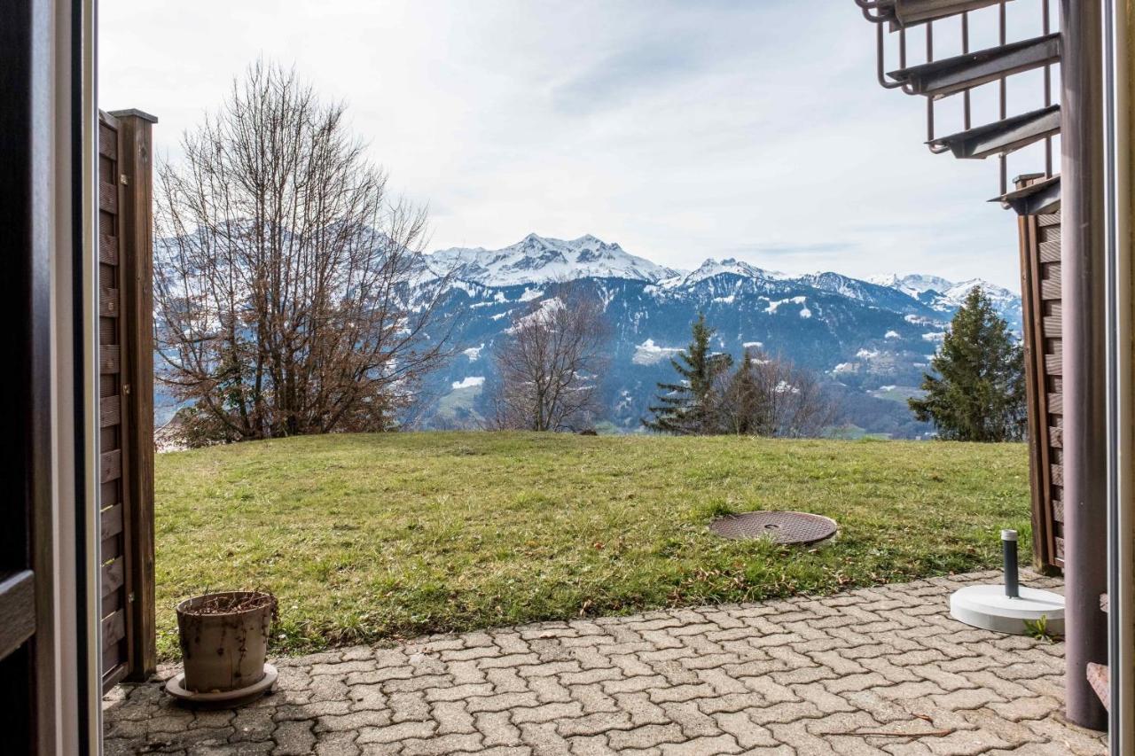 Apartment Alpenrose 2.5 Mit Mitbenutzung Spa & Wellness - Griwa Rent Ag Beatenberg Bagian luar foto